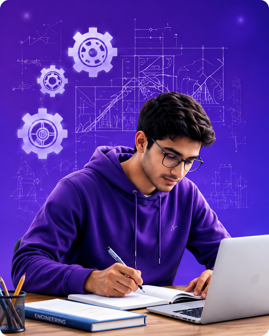Student preparing for Engineering Entrance